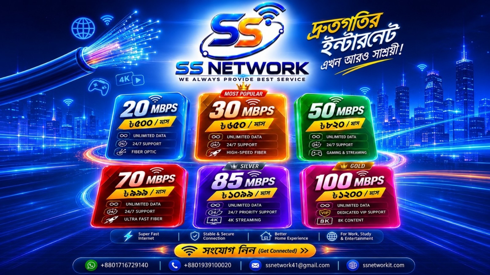 SS Network অফার ১